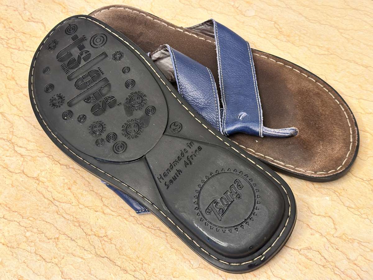 TSONGA Mens Leather Sandals