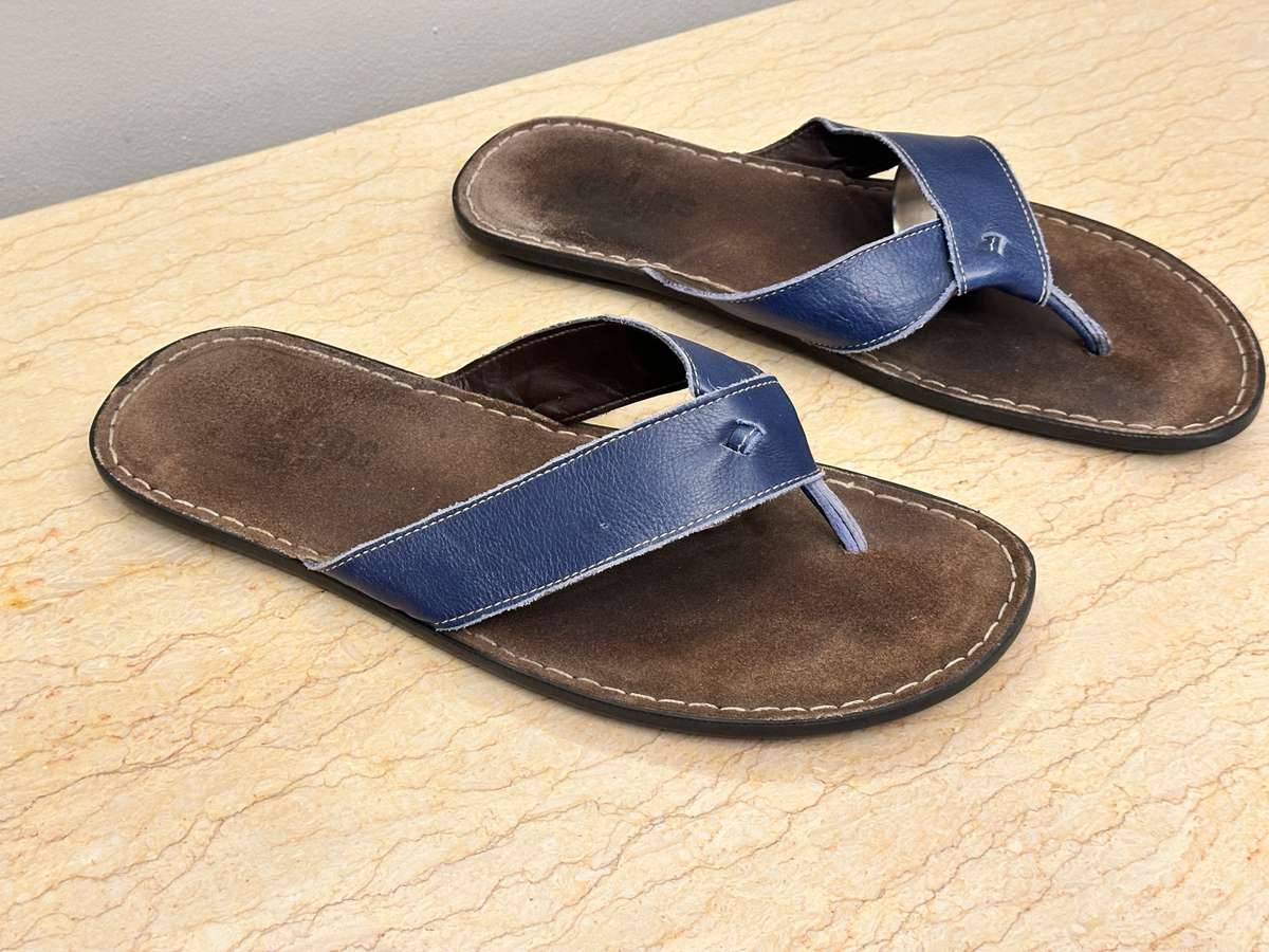 TSONGA Mens Leather Sandals