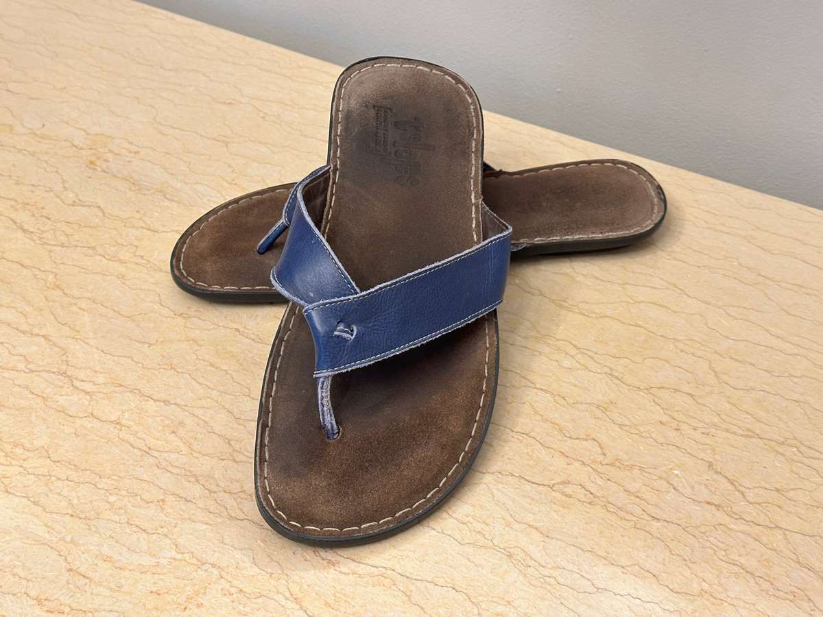 TSONGA Mens Leather Sandals