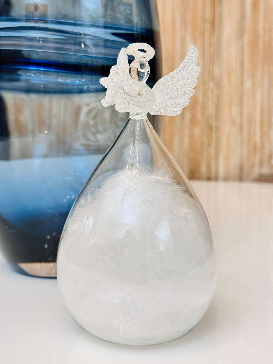 Exquisite Hand Blown Glass Statement Angel