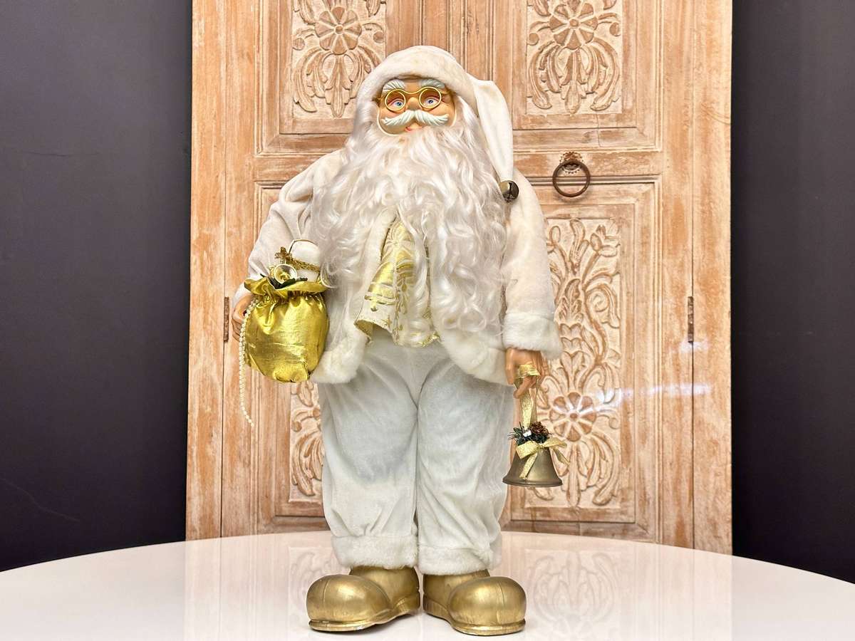 Exquisite Large 65 cm Vintage Standing Santa