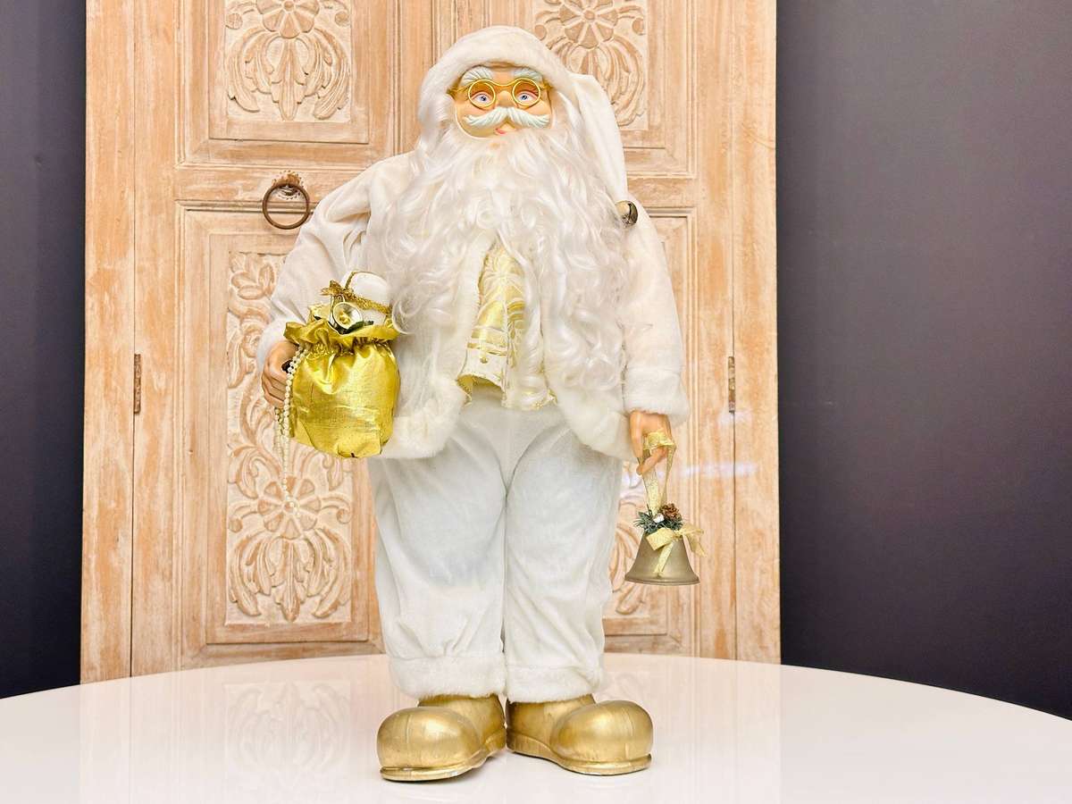 Exquisite Large 65 cm Vintage Standing Santa