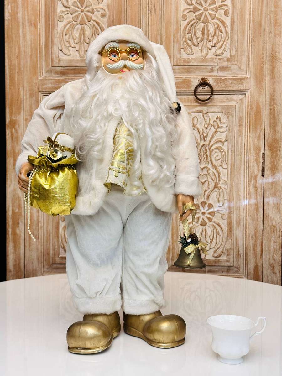 Exquisite Large 65 cm Vintage Standing Santa