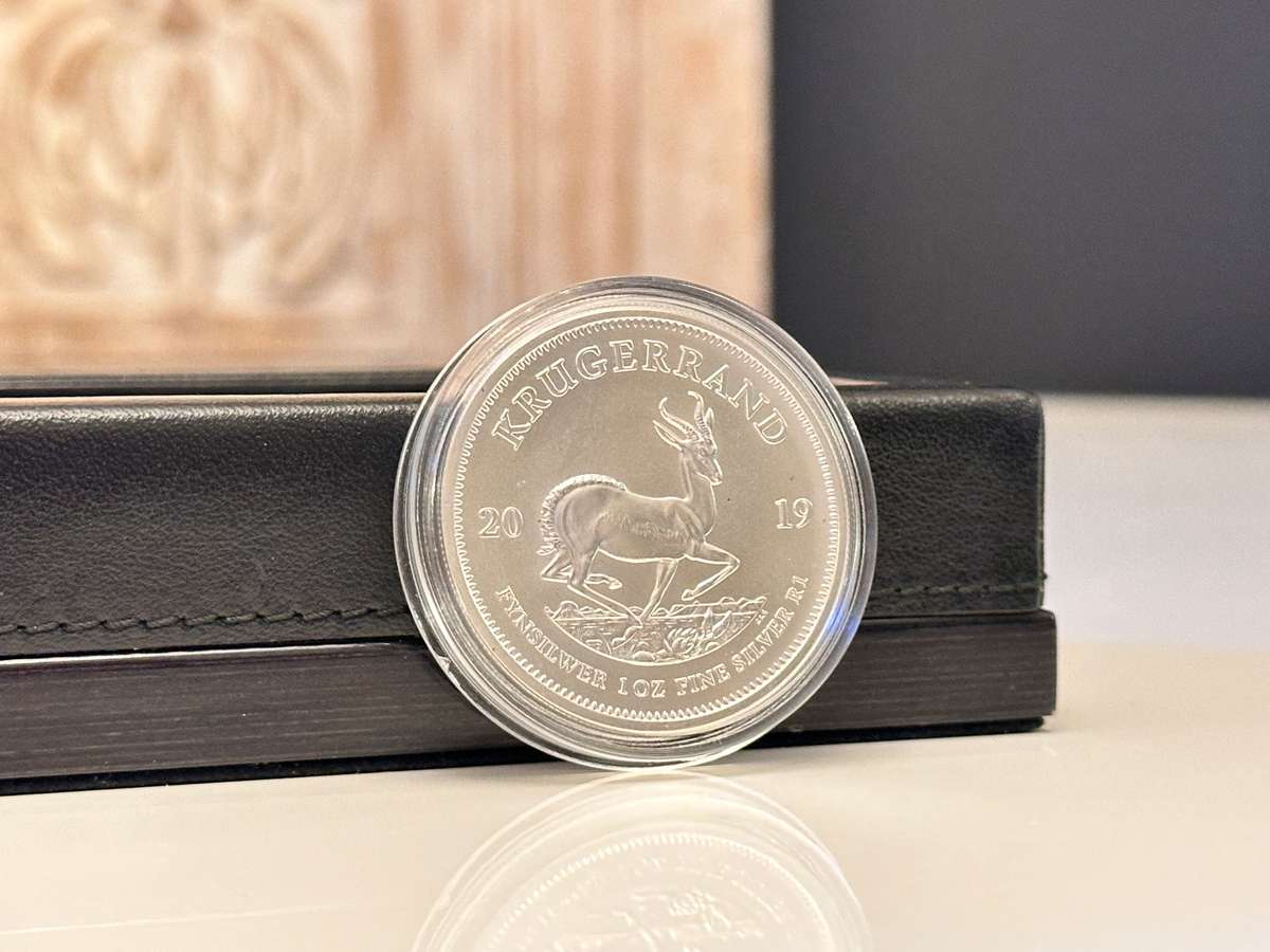 1x 2019 Silver KRUGERRAND in Capsule