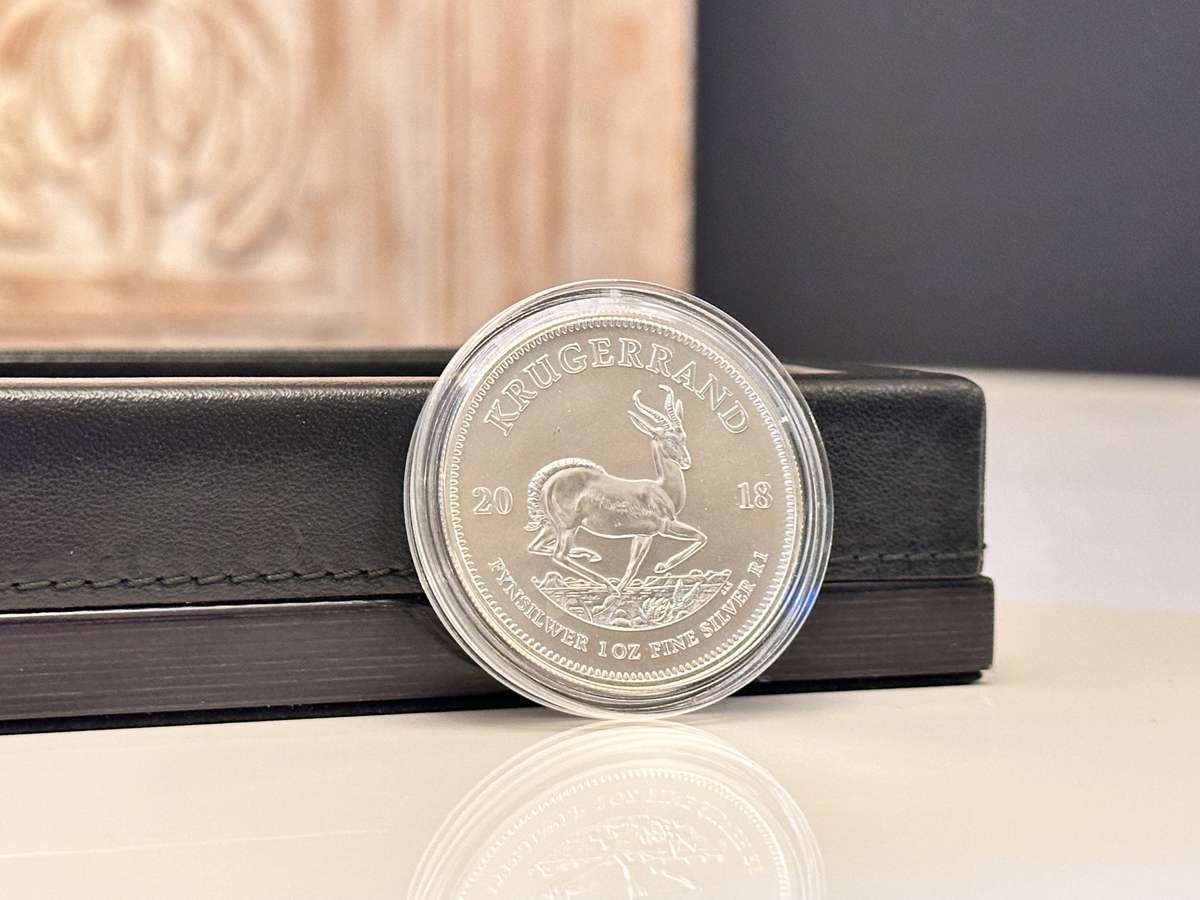 1x 2018 Silver KRUGERRAND in Capsule