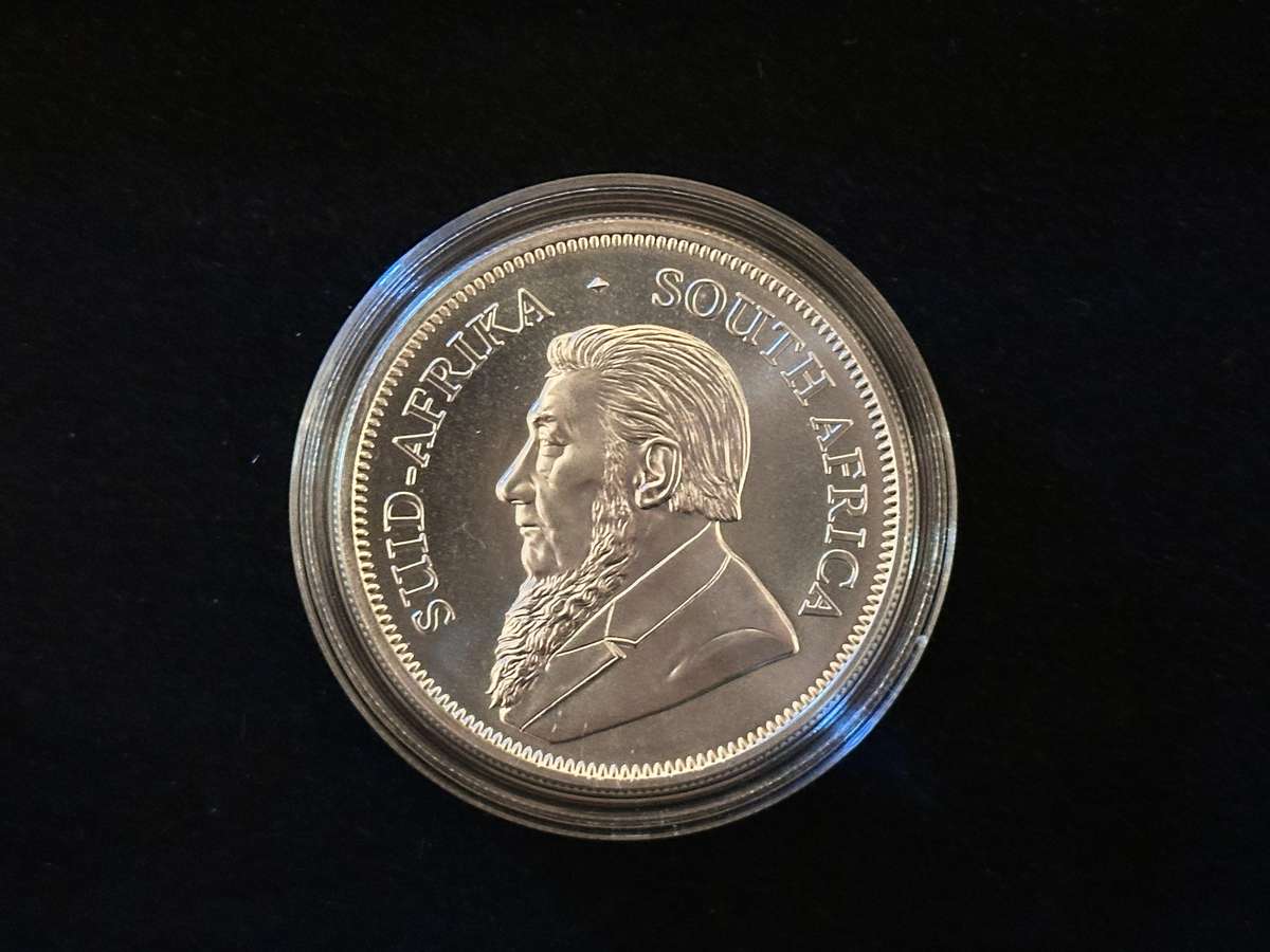 1x 2019 Silver KRUGERRAND in Capsule