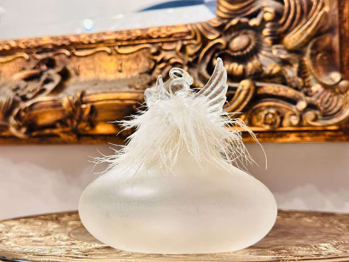 Exquisite Hand Blown Glass Light Up Statement Angel