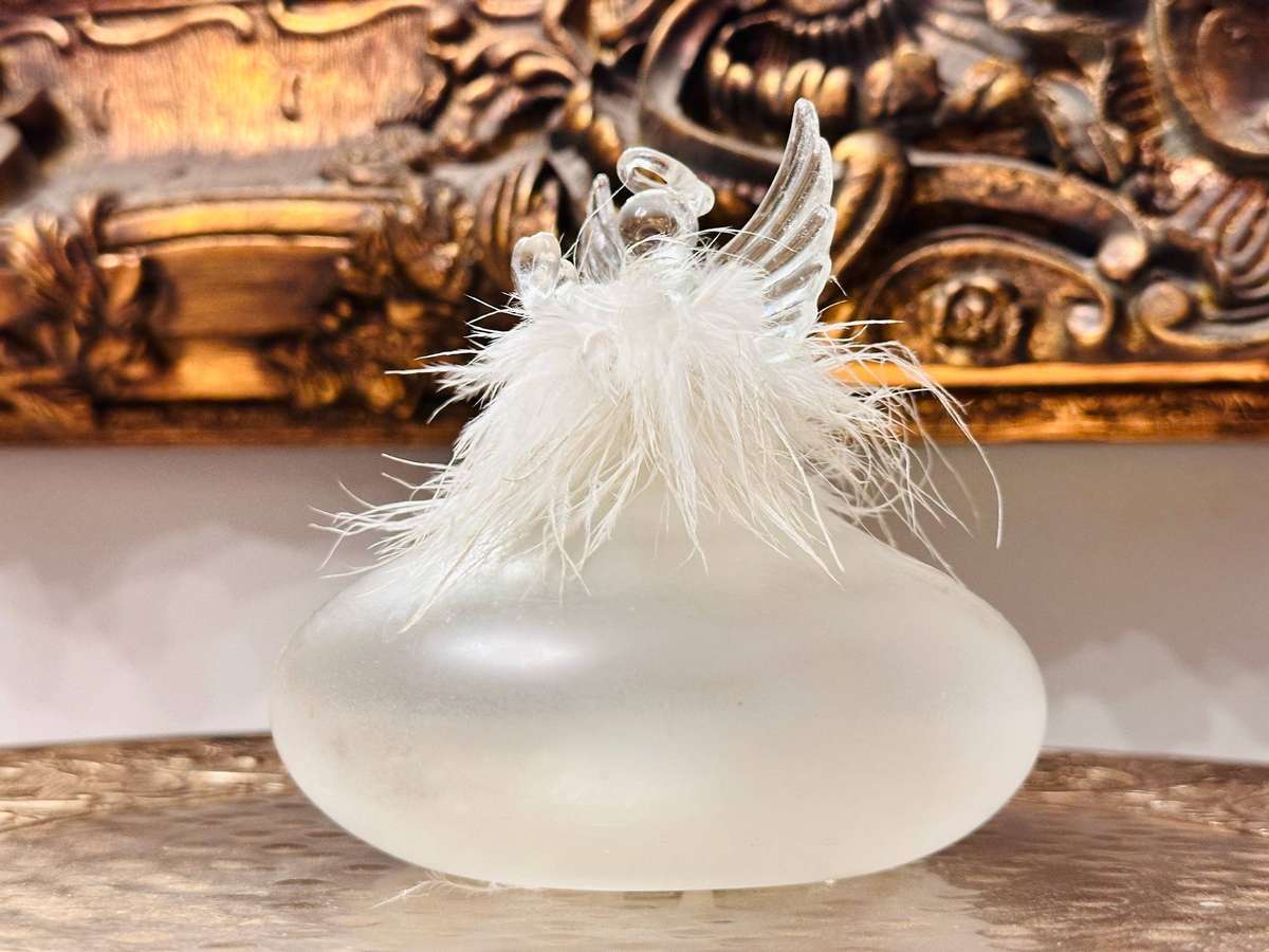 Exquisite Hand Blown Glass Light Up Statement Angel