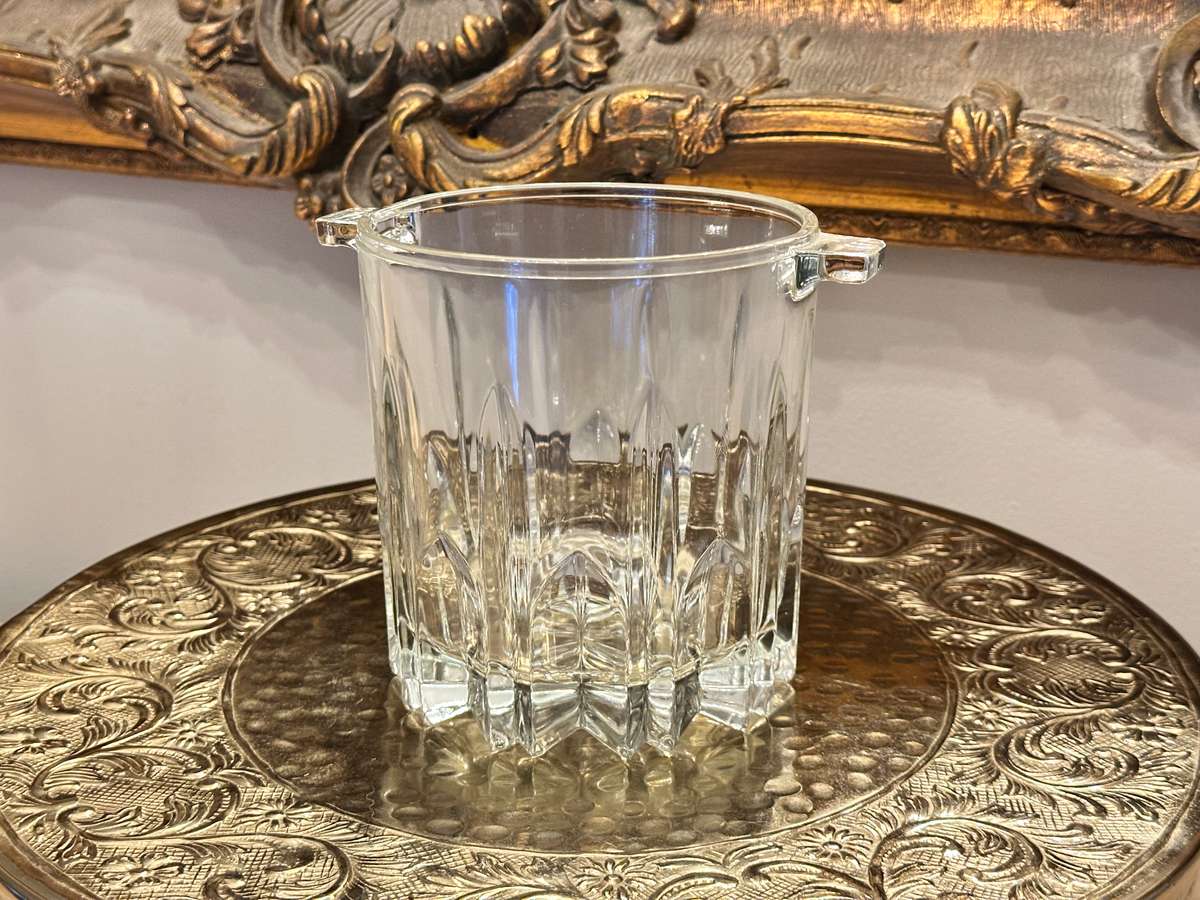 Vintage Cut CRYSTAL ICE Bucket