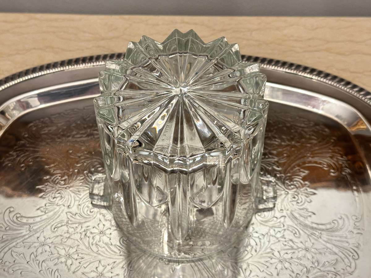 Vintage Cut CRYSTAL ICE Bucket
