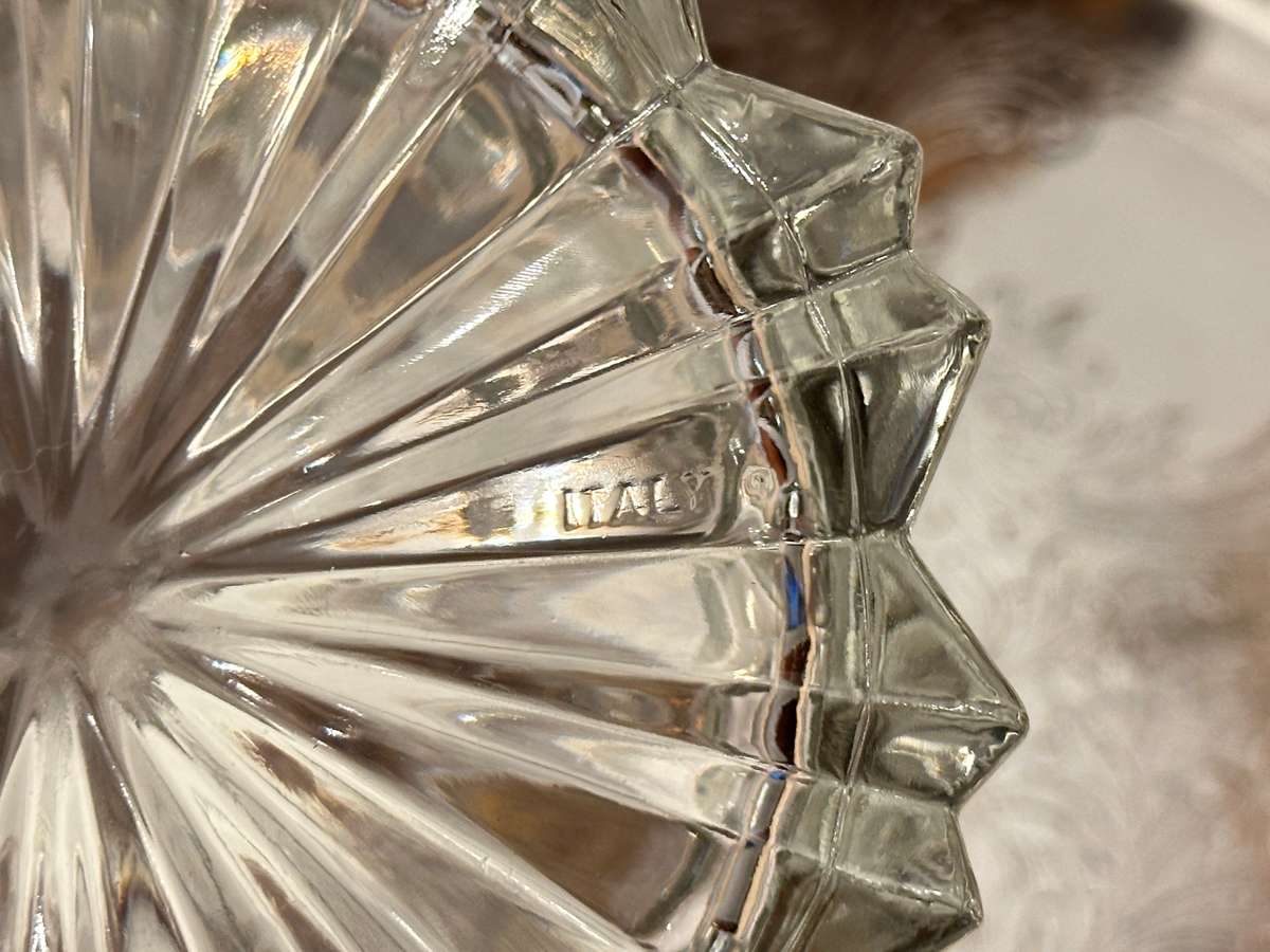 Vintage Cut CRYSTAL ICE Bucket