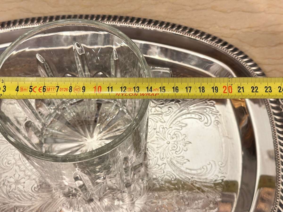 Vintage Cut CRYSTAL ICE Bucket