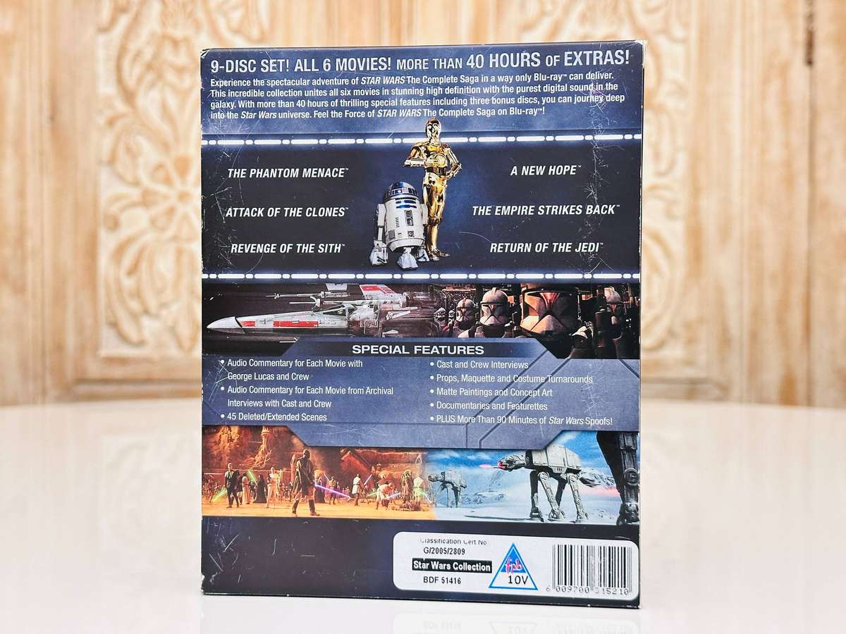 Star Wars Limited Collectors Edition 9 Disc Complete Set