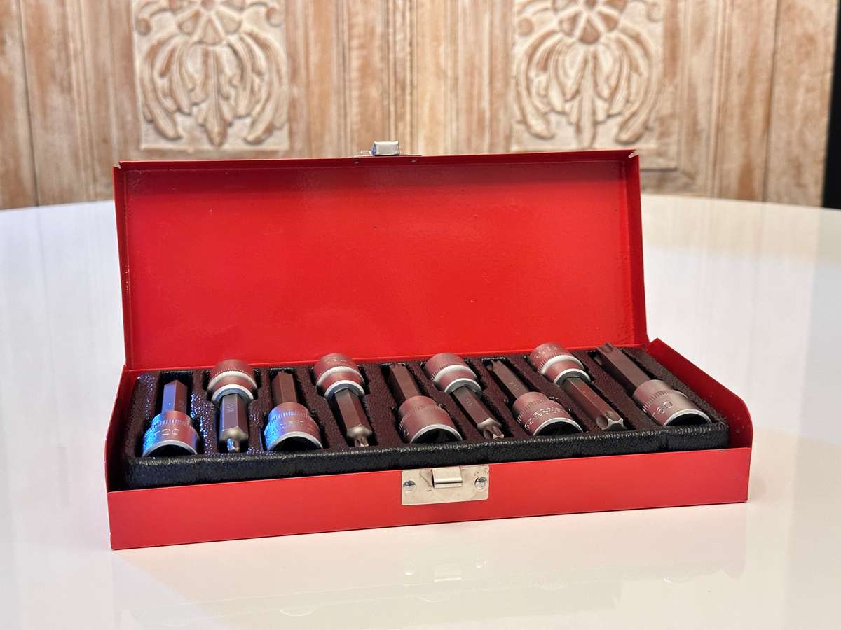 Torx Bit Socket Set 1/2 with Storage Case