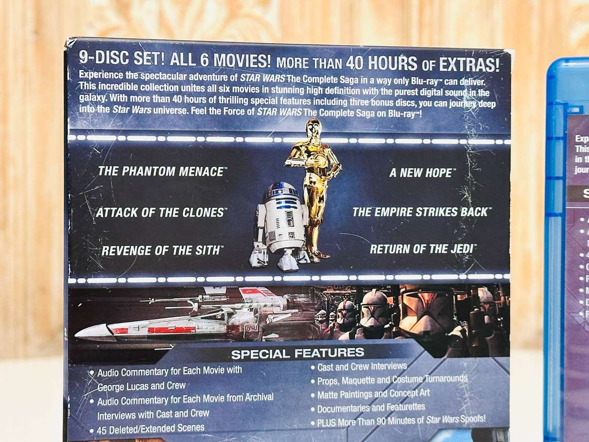 Star Wars Limited Collectors Edition 9 Disc Complete Set