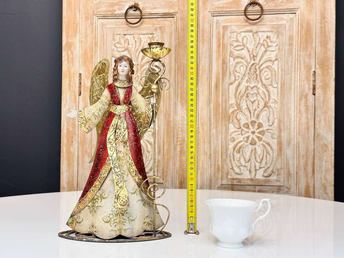 Exquisite Vintage Large Statement Angel Candle Holder