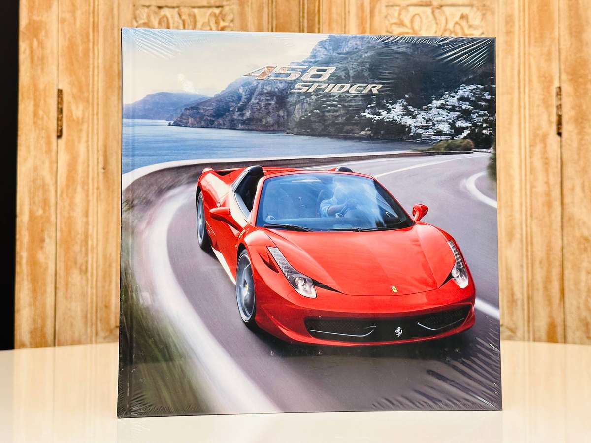 Official FERRARI 458 Spider Collectable book - Sealed