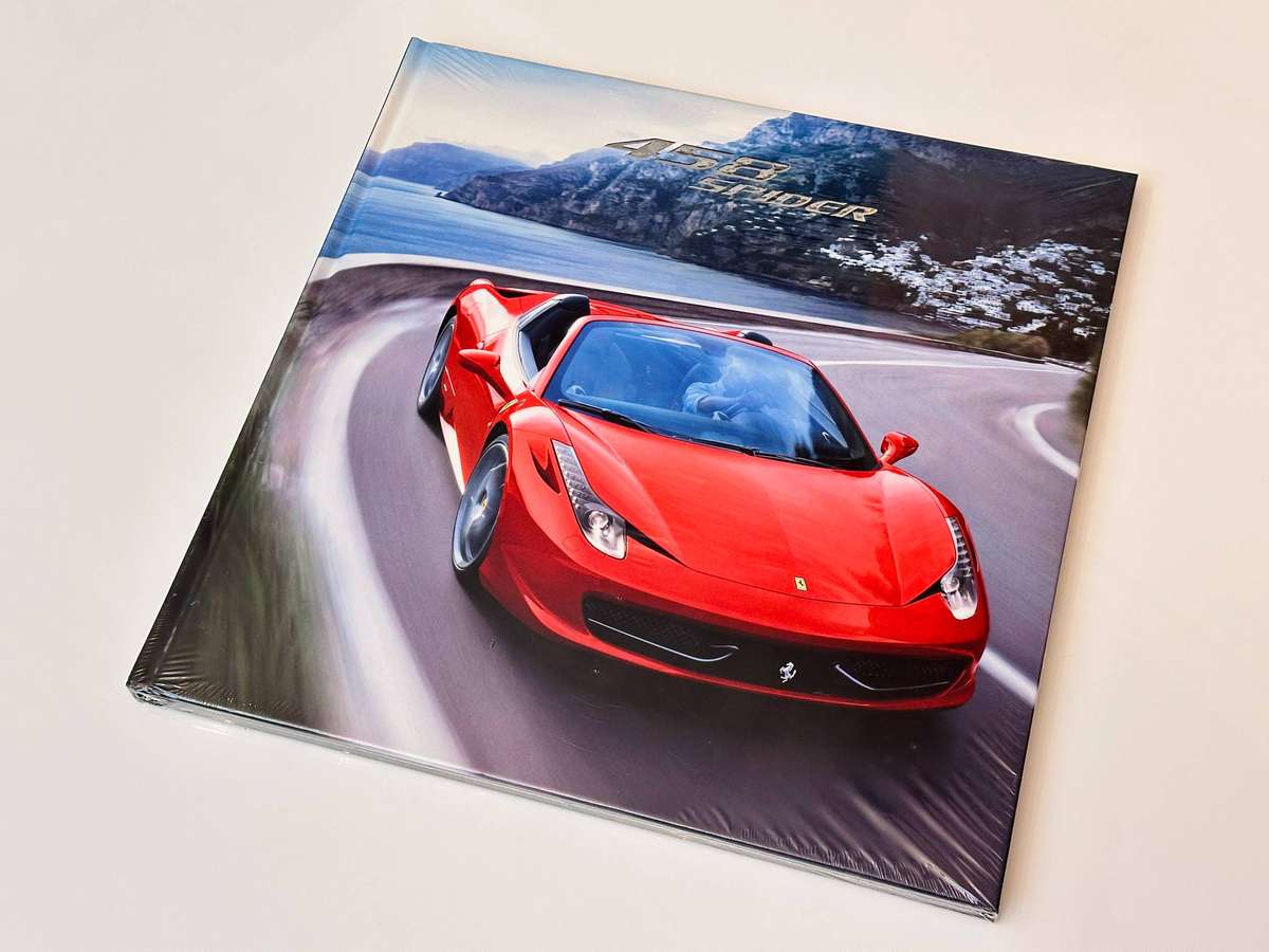 Official FERRARI 458 Spider Collectable book - Sealed