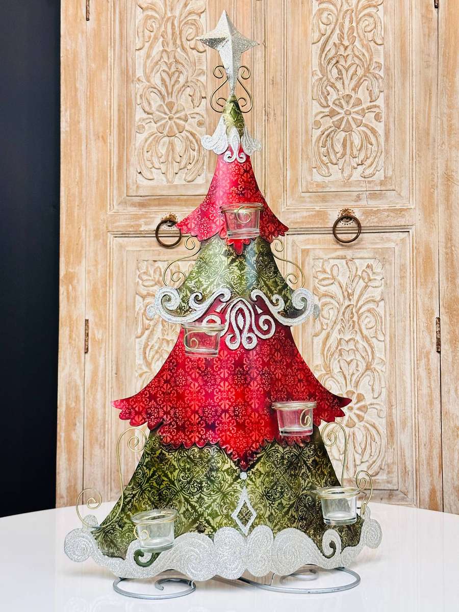 Exquisite Large 85cm Vintage Christmas Tree Statement Piece