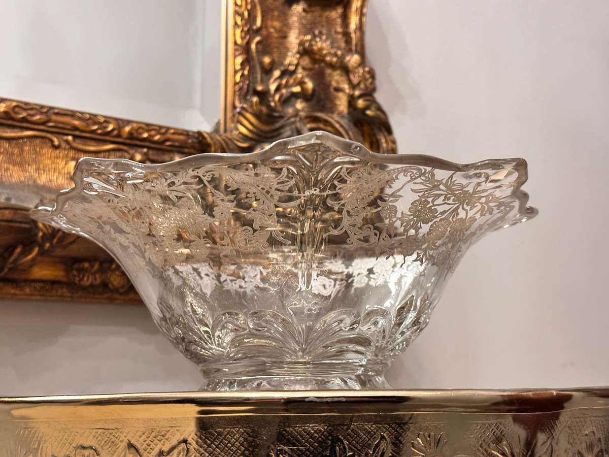 Exquisite Vintage Silver Overlay Statement Piece