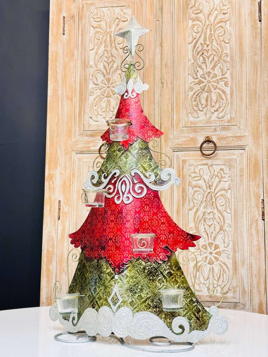Exquisite Large 85cm Vintage Christmas Tree Statement Piece