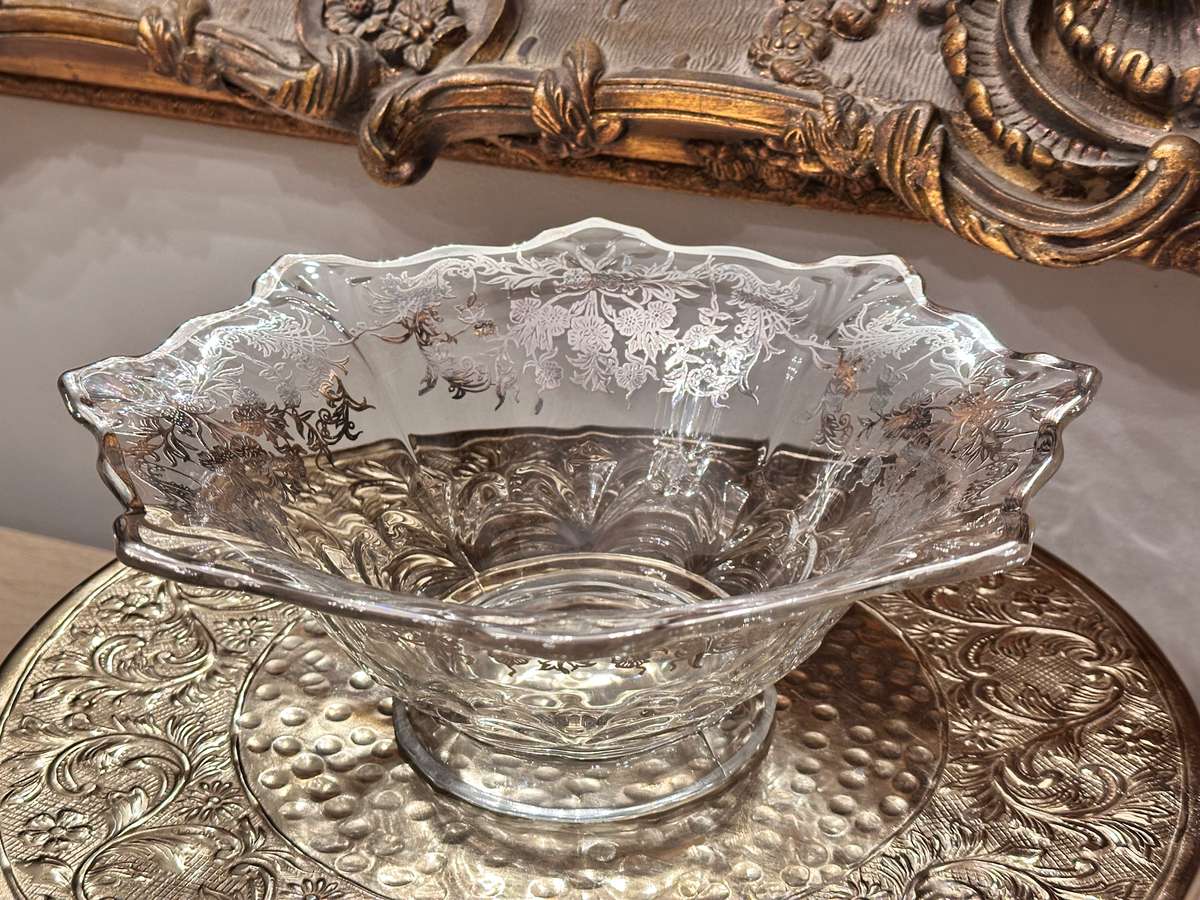 Exquisite Vintage Silver Overlay Statement Piece