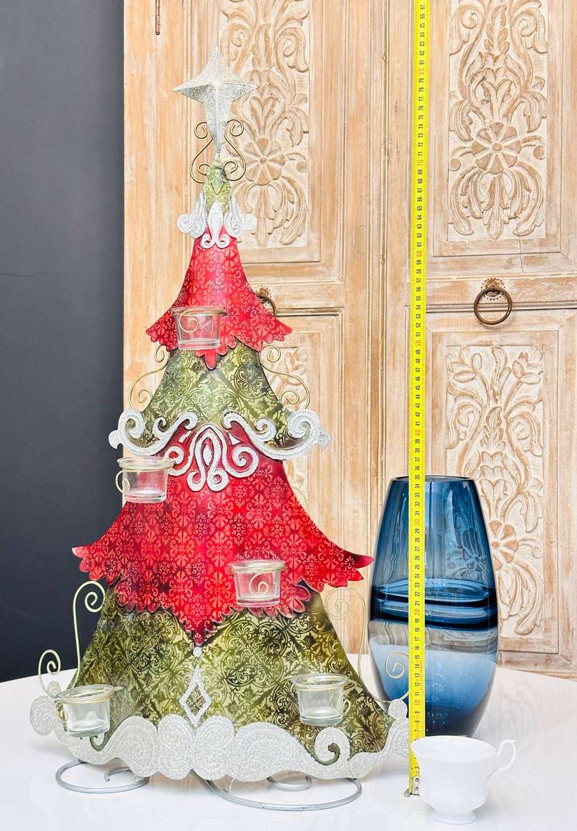 Exquisite Large 85cm Vintage Christmas Tree Statement Piece