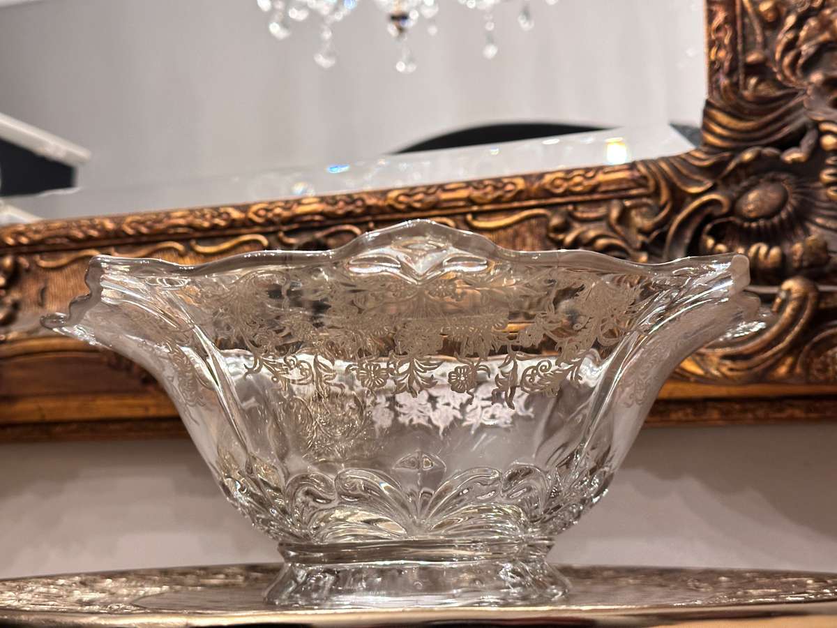 Exquisite Vintage Silver Overlay Statement Piece