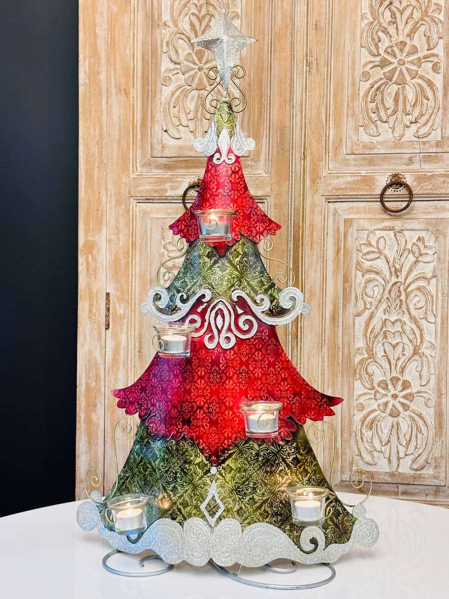 Exquisite Large 85cm Vintage Christmas Tree Statement Piece