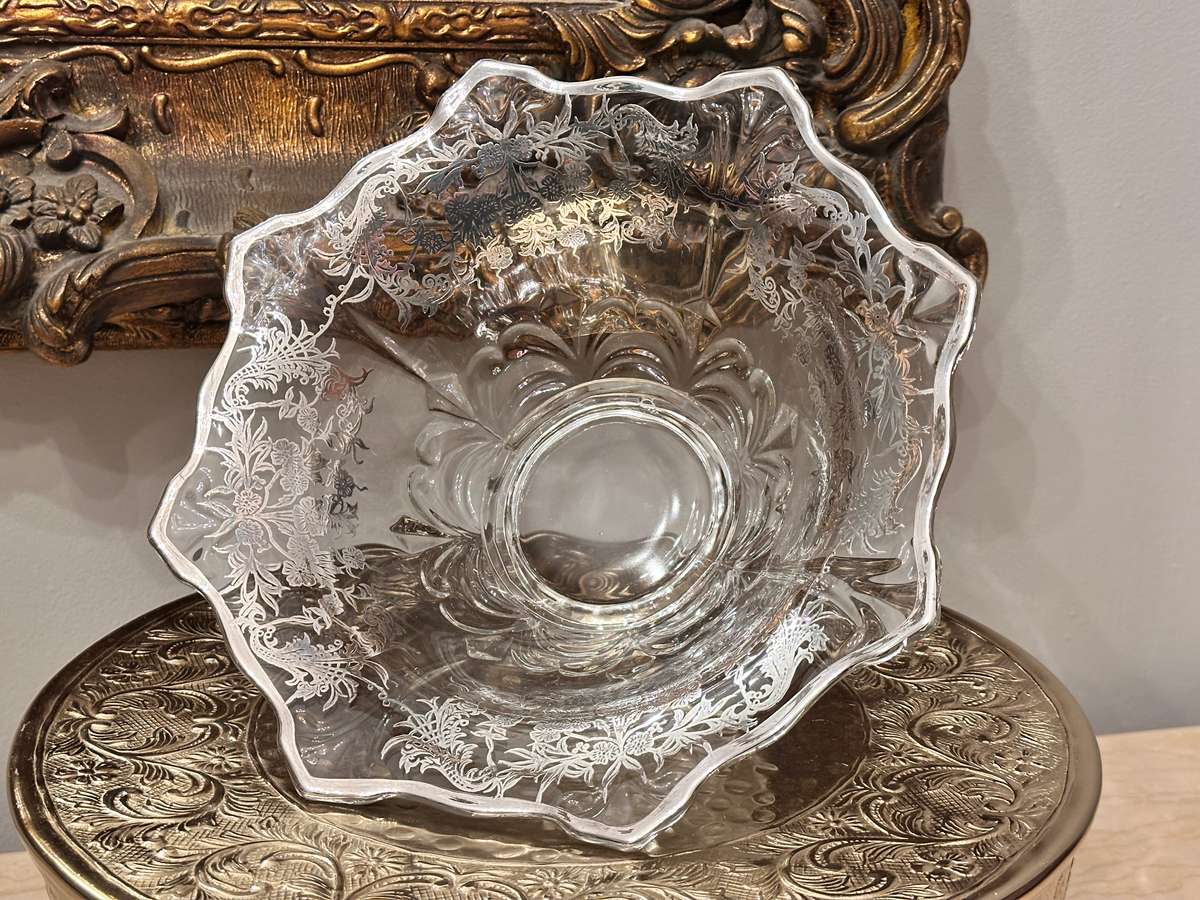 Exquisite Vintage Silver Overlay Statement Piece