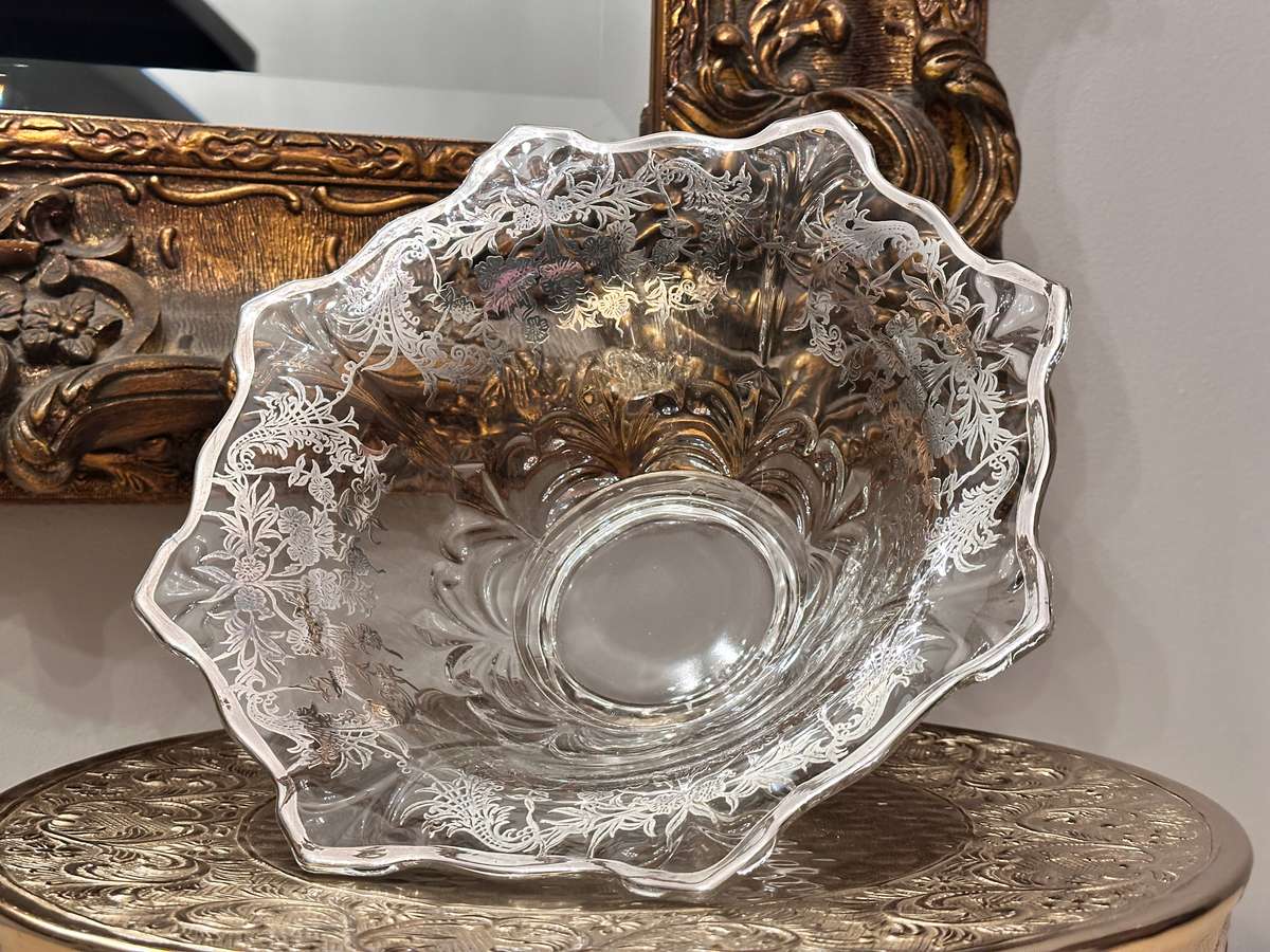 Exquisite Vintage Silver Overlay Statement Piece