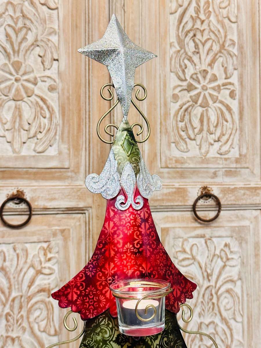 Exquisite Large 85cm Vintage Christmas Tree Statement Piece