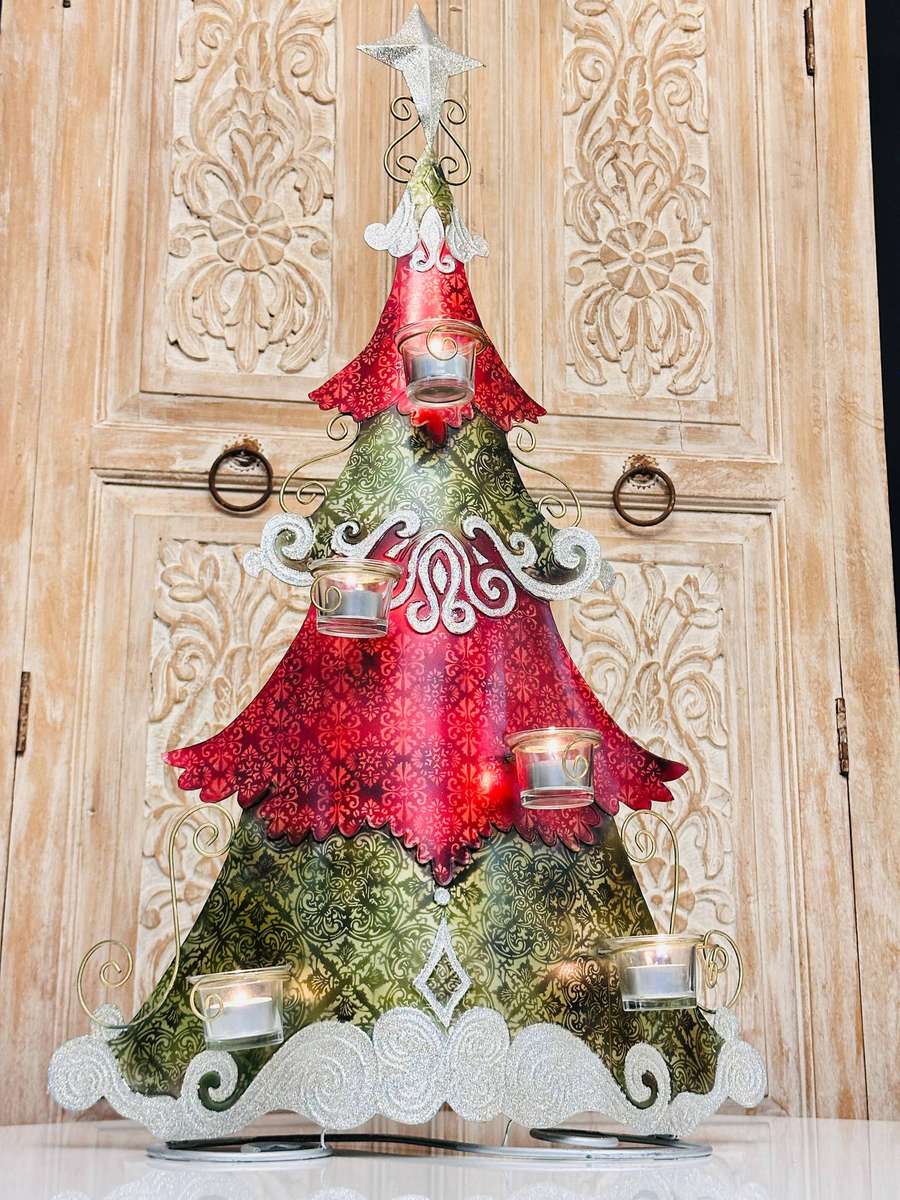 Exquisite Large 85cm Vintage Christmas Tree Statement Piece