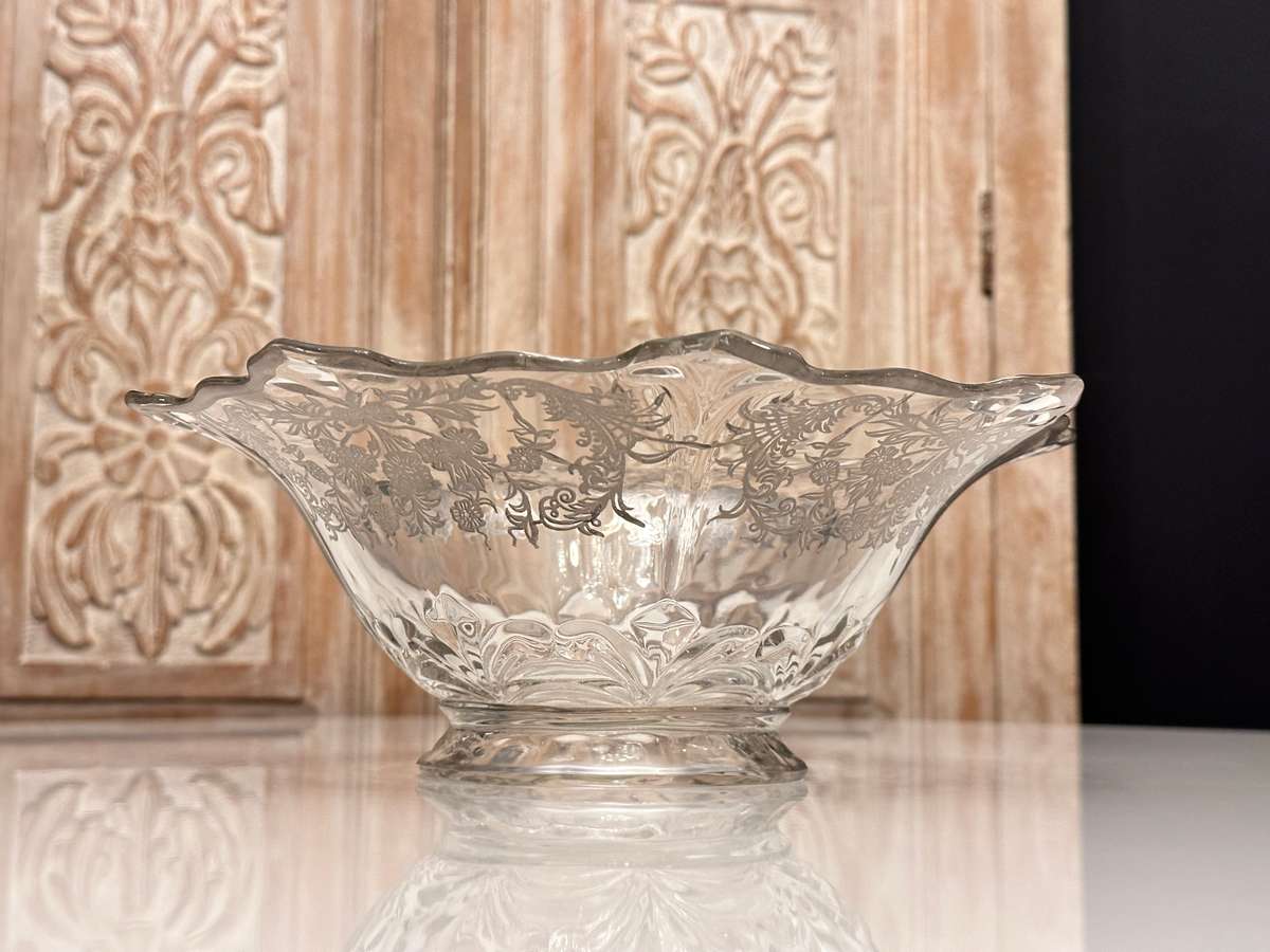 Exquisite Vintage Silver Overlay Statement Piece