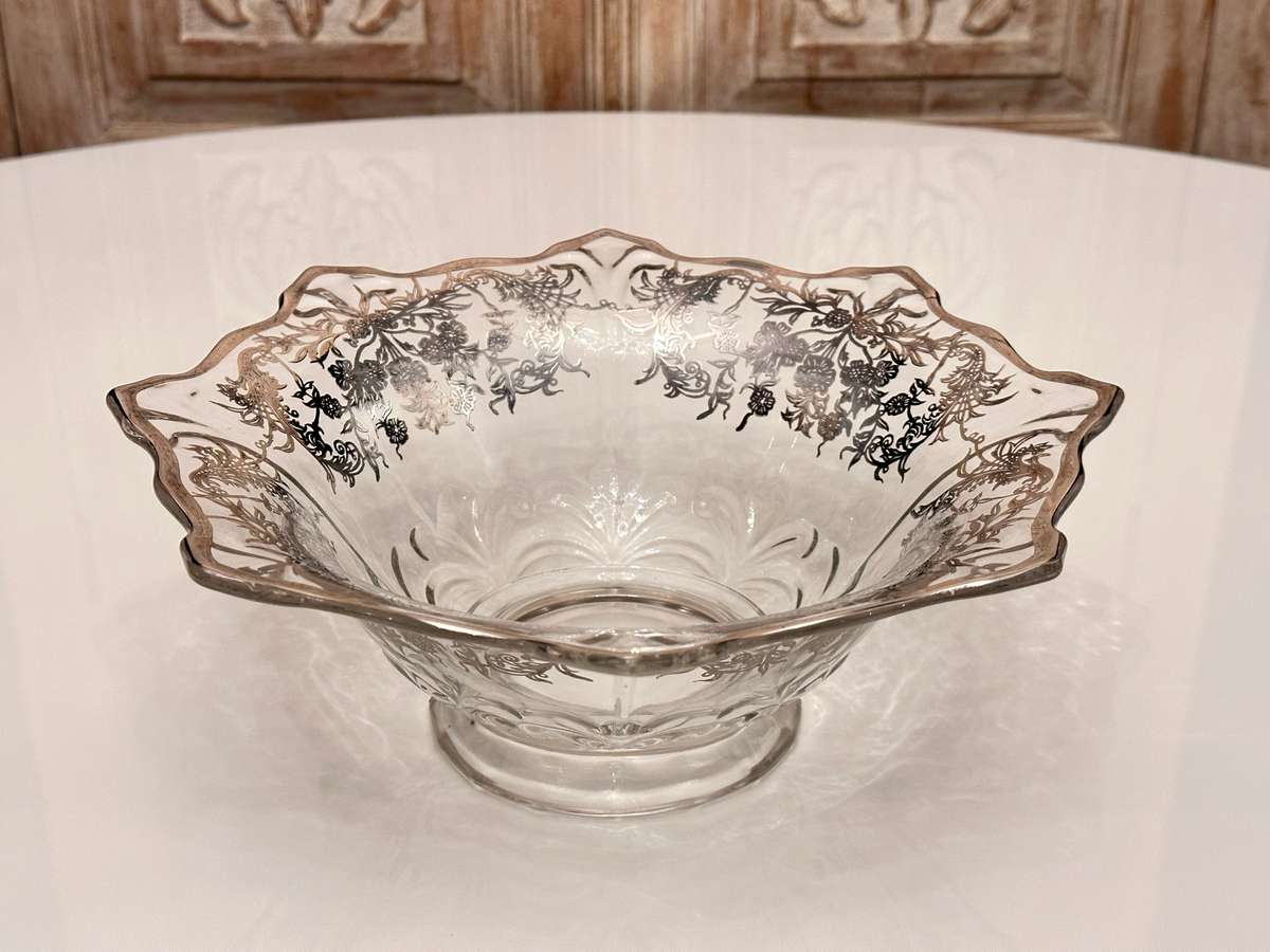 Exquisite Vintage Silver Overlay Statement Piece