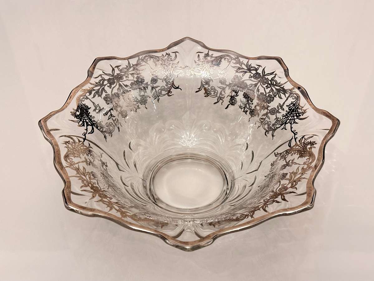 Exquisite Vintage Silver Overlay Statement Piece