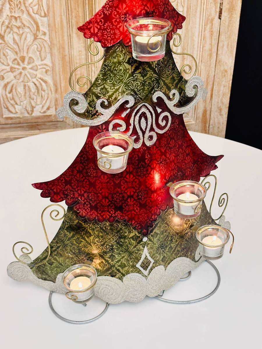 Exquisite Large 85cm Vintage Christmas Tree Statement Piece