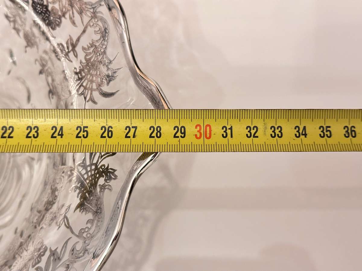 Exquisite Vintage Silver Overlay Statement Piece