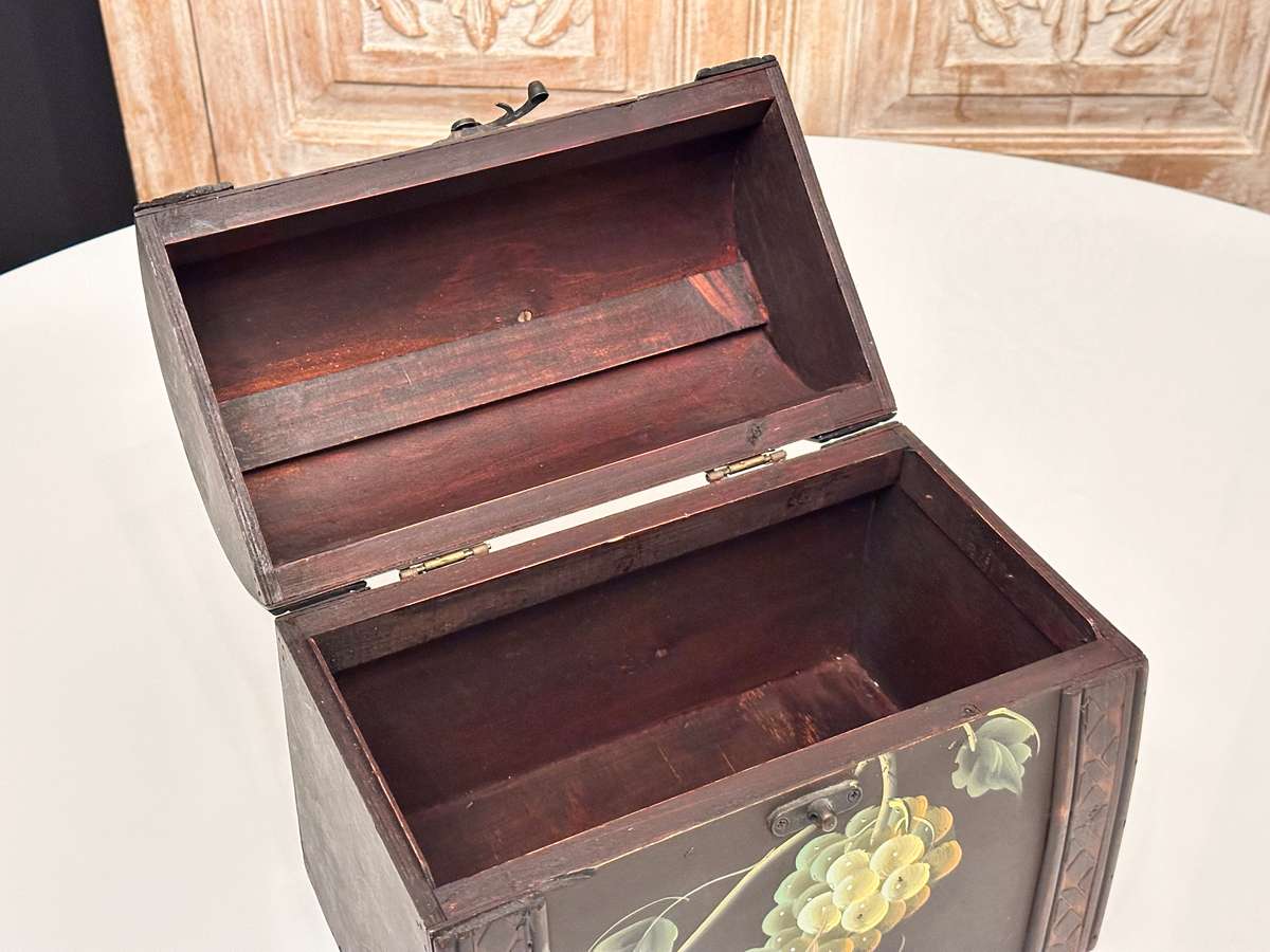 Beautiful Vintage Hand Painted Chest