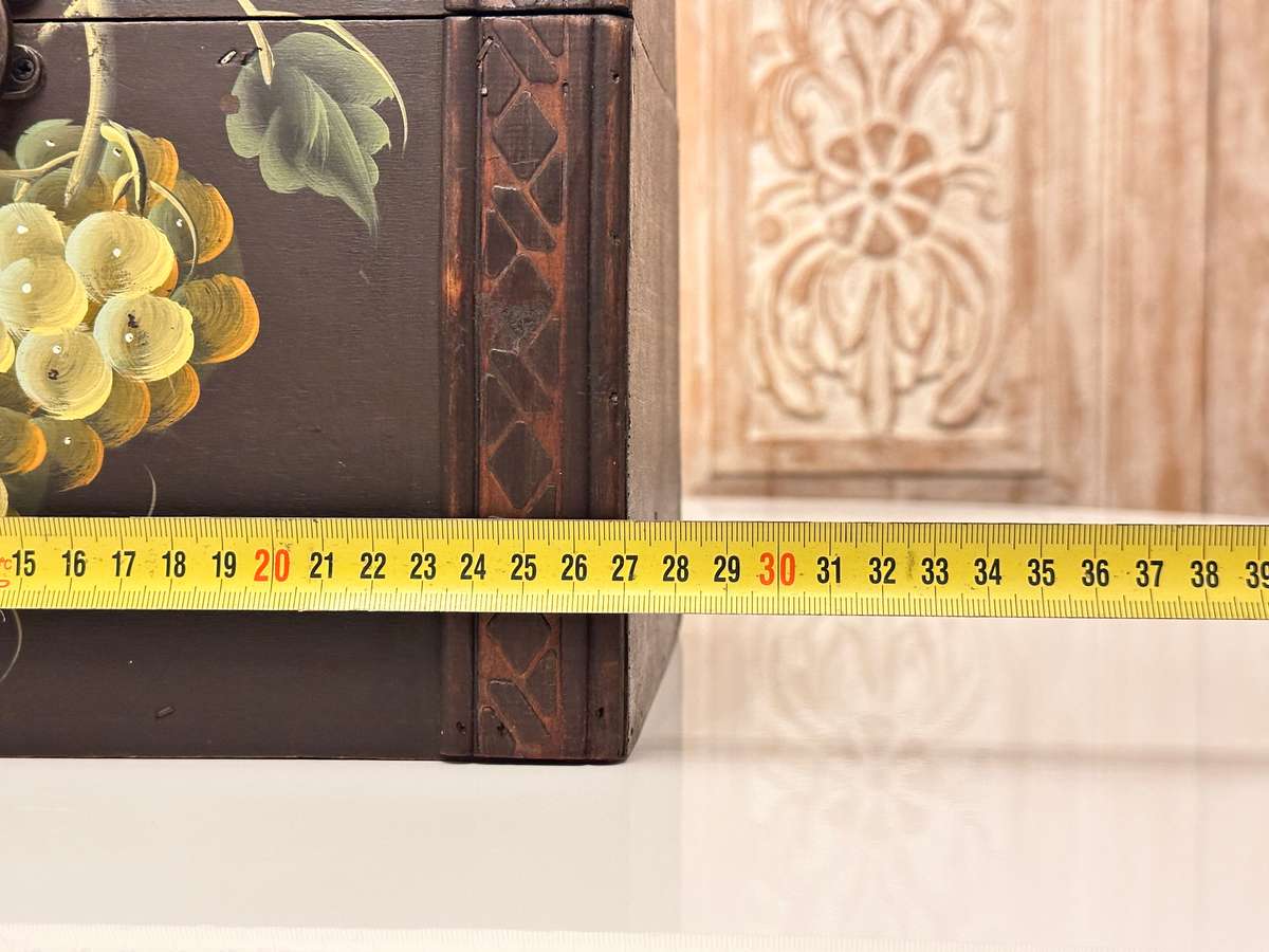 Beautiful Vintage Hand Painted Chest