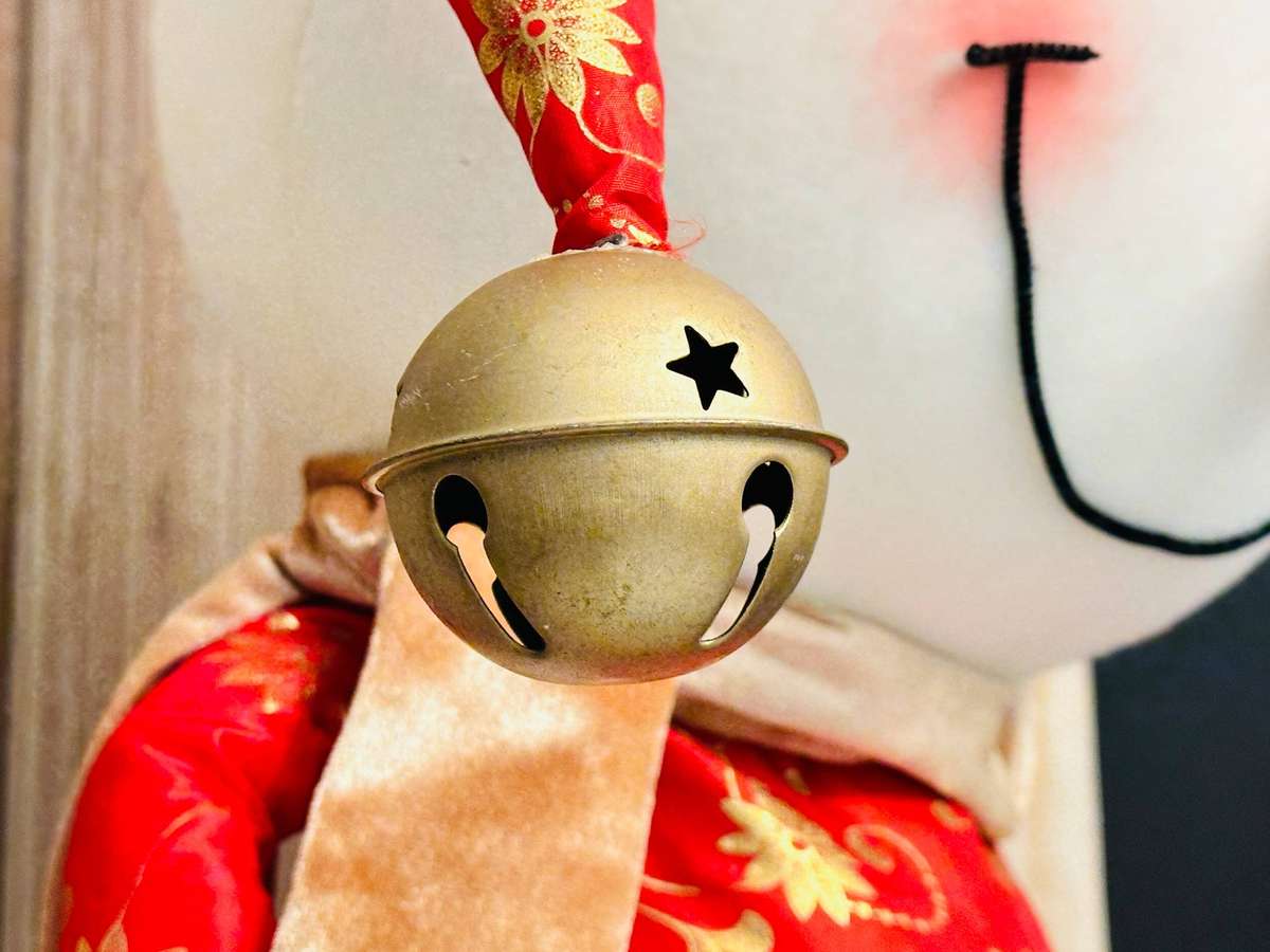 Statement 1.6m Life Size Snowman with Ringing Bell