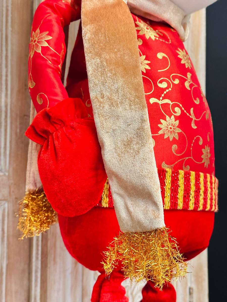 Statement 1.6m Life Size Snowman with Ringing Bell