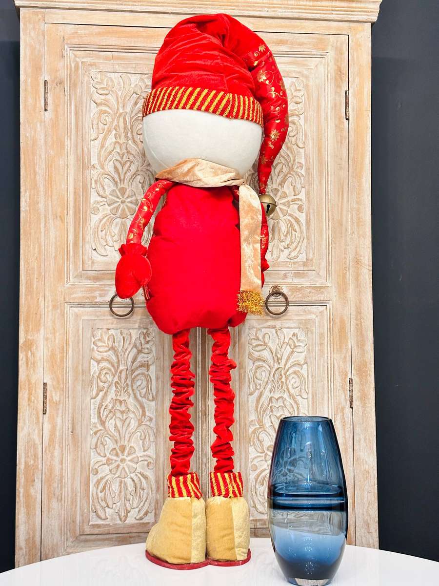 Statement 1.6m Life Size Snowman with Ringing Bell