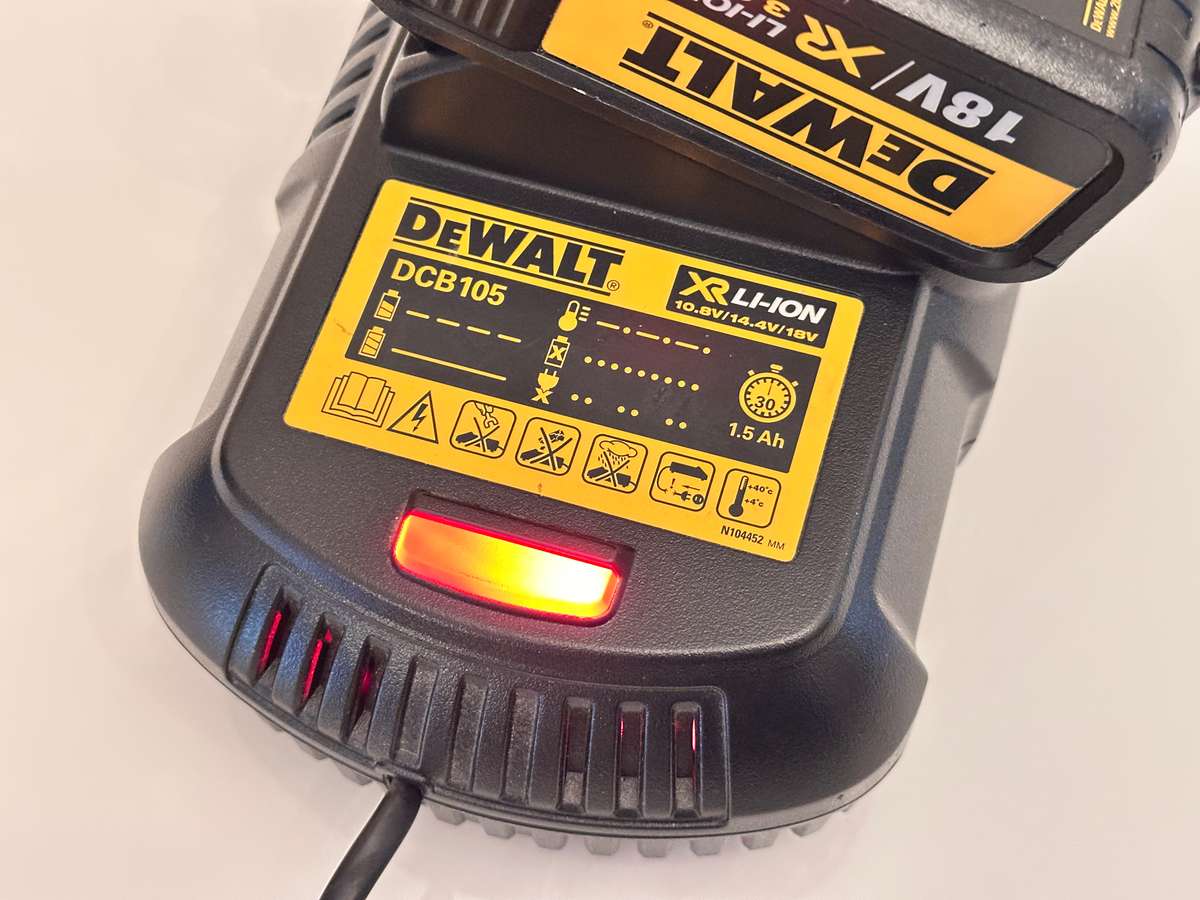 DEWALT XR 18V Cordless Drill with Case / 2 Batteries & Charger