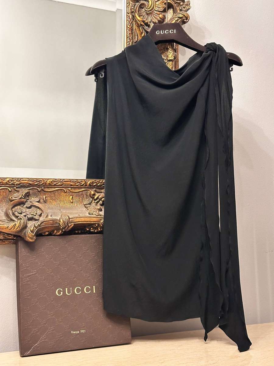 Gucci Iconic Signature Collection Silk Blouse