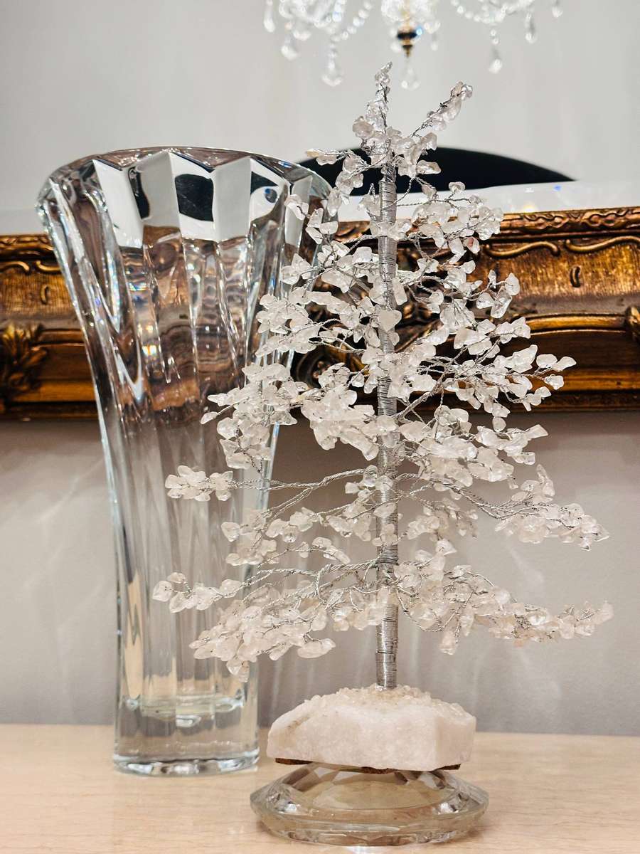 Exquisite Quartz Crystal Large Statement Christmas Tree