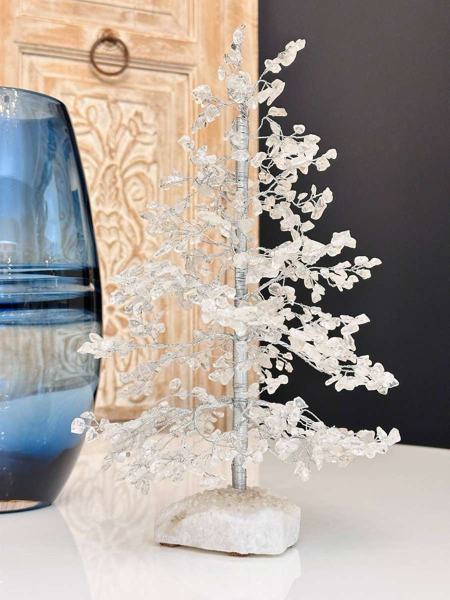 Exquisite Quartz Crystal Large Statement Christmas Tree