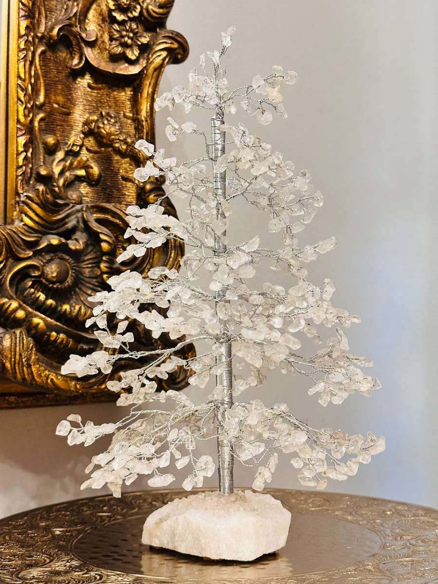Exquisite Quartz Crystal Large Statement Christmas Tree