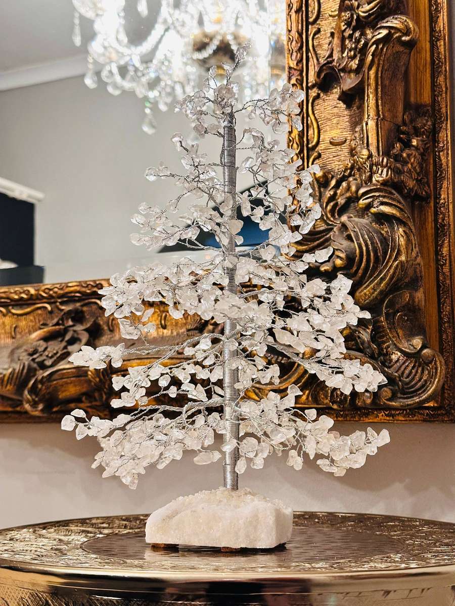 Exquisite Quartz Crystal Large Statement Christmas Tree