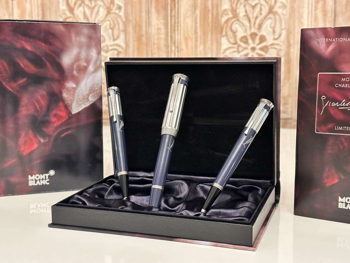 Montblanc Limited Edition Charles Dickens - Sterling Silver Collectors Set in Original Box